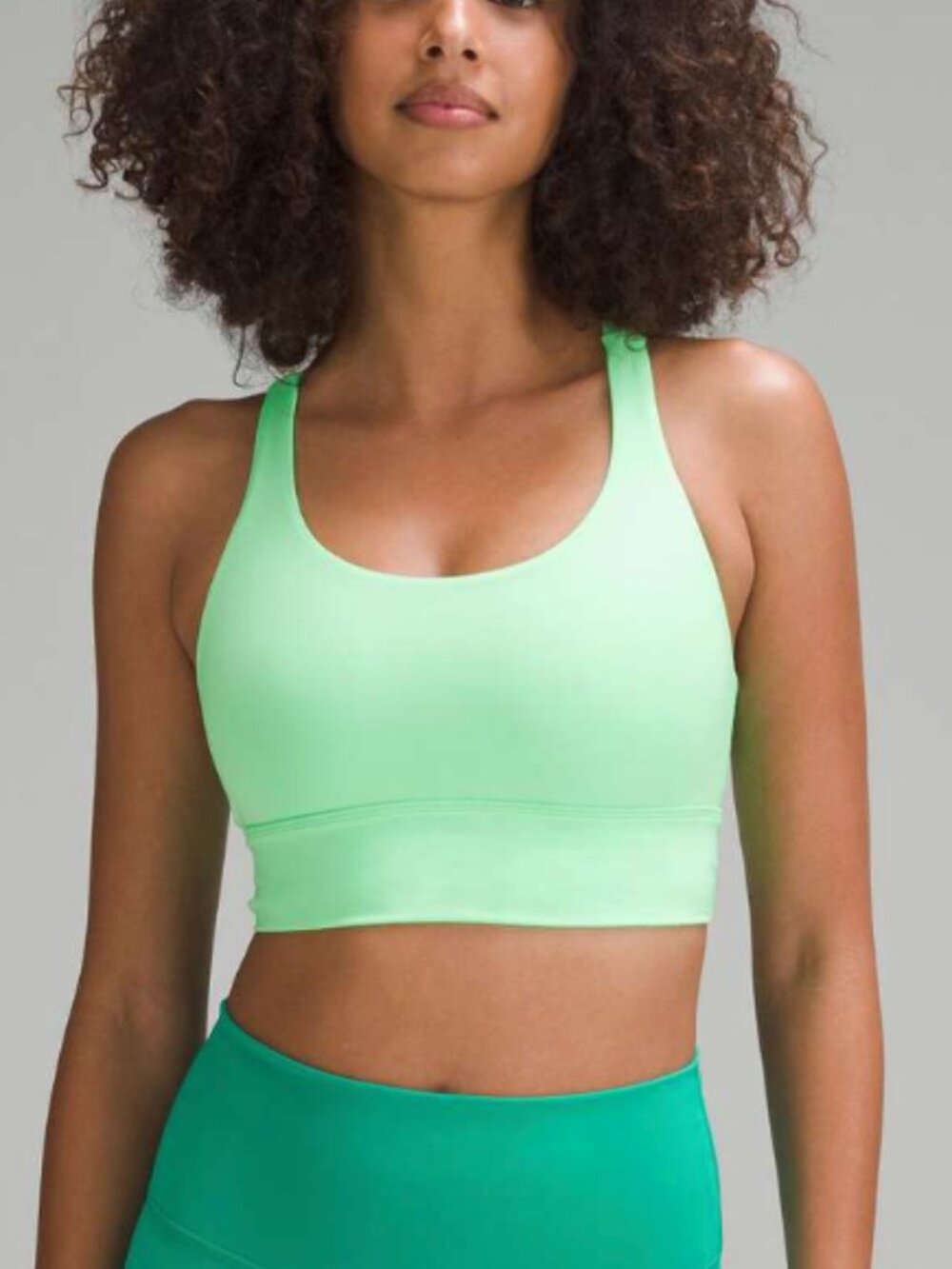 Lululemon Energy Longline Bra W2BE2S Pistachio Green - Size 6